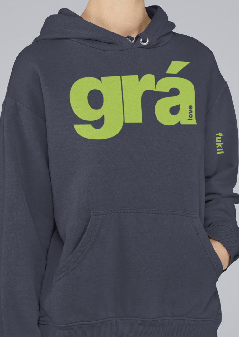 fukil grá hoodie