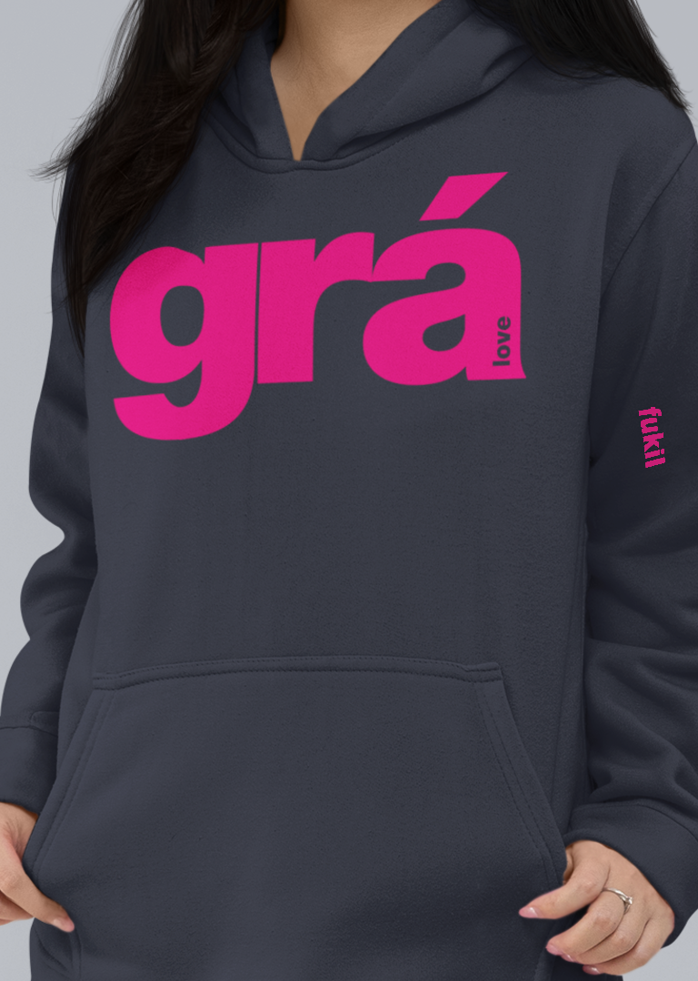 fukil grá hoodie