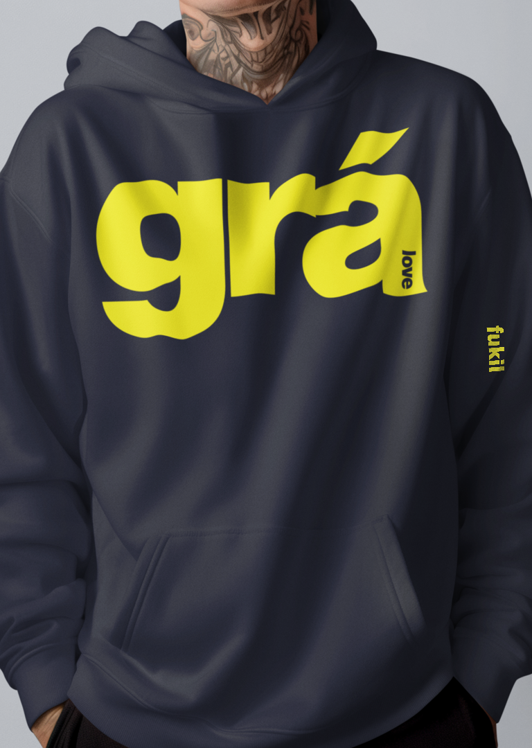 fukil grá hoodie