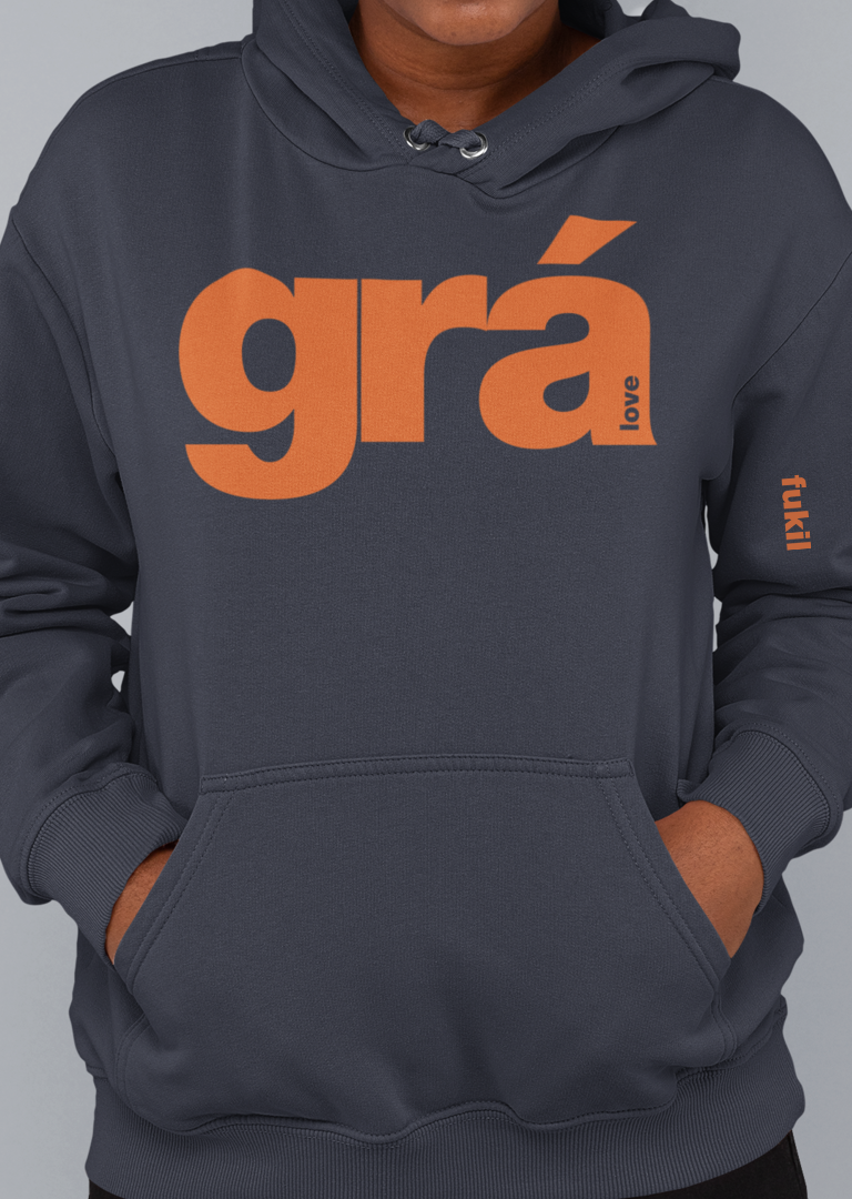fukil grá hoodie