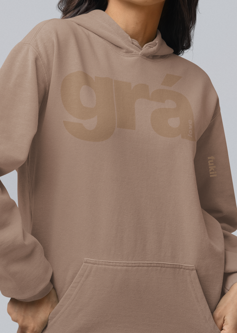 fukil grá hoodie