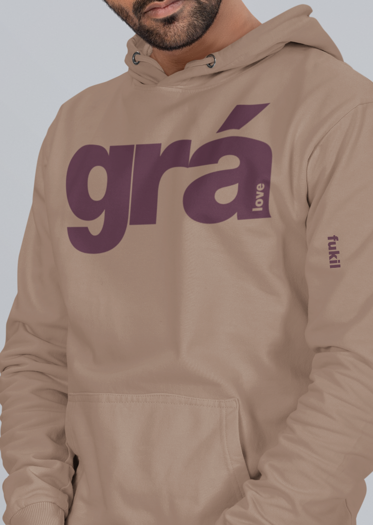 fukil grá hoodie