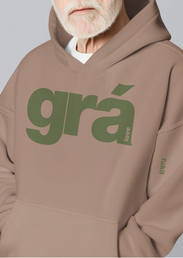 fukil grá hoodie