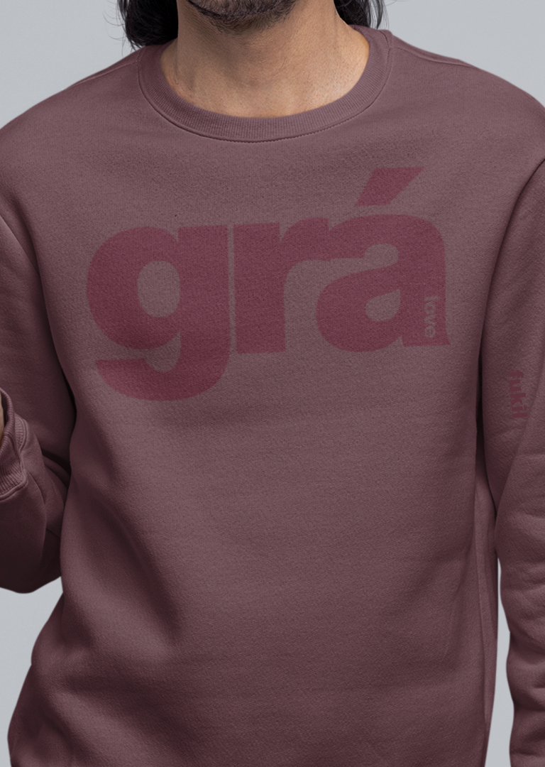 fukil grá sweatshirt