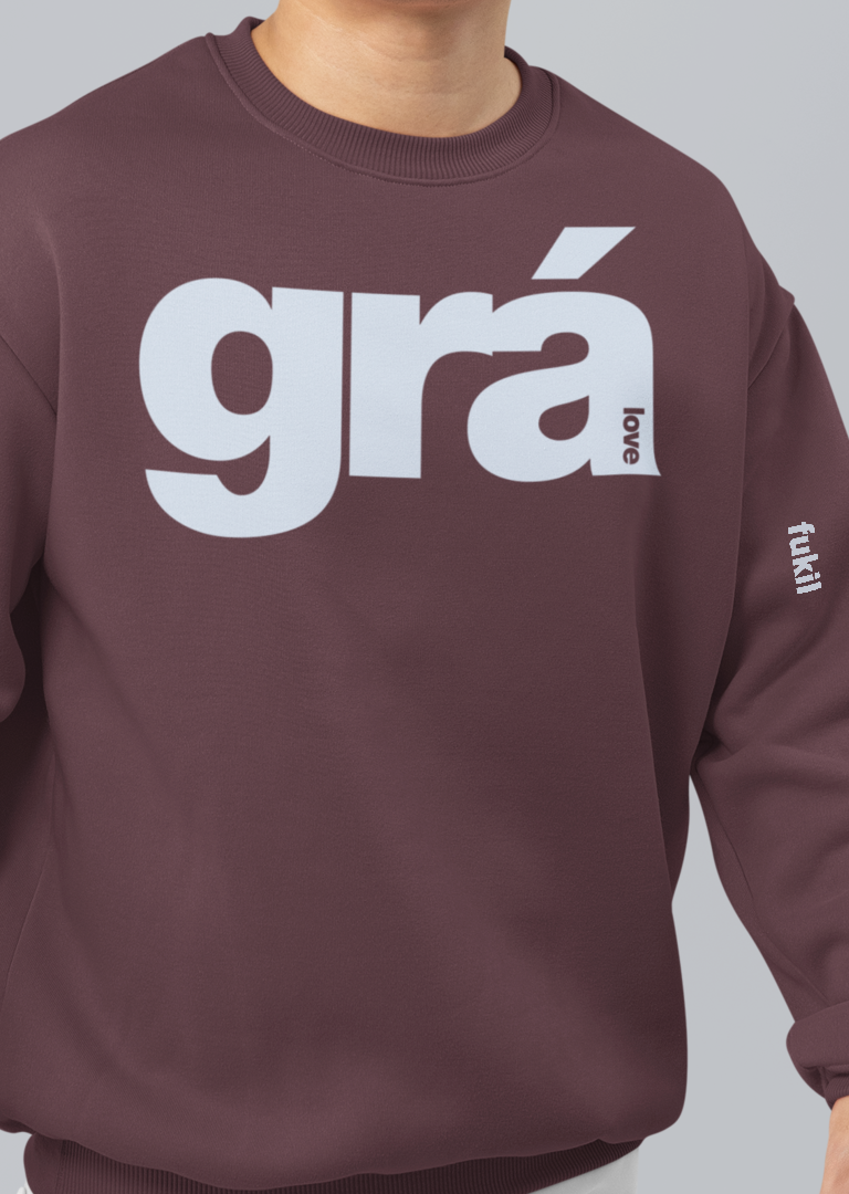 fukil grá sweatshirt