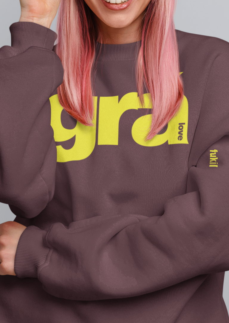 fukil grá sweatshirt