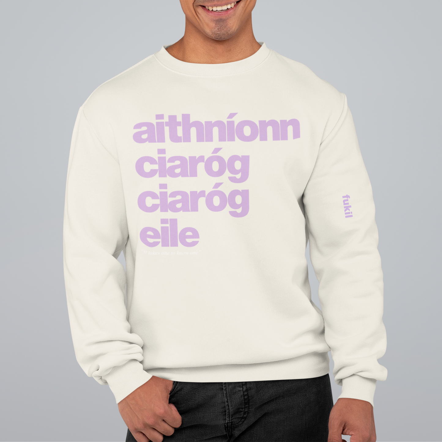 fukil aithníonn ciaróg sweatshirt