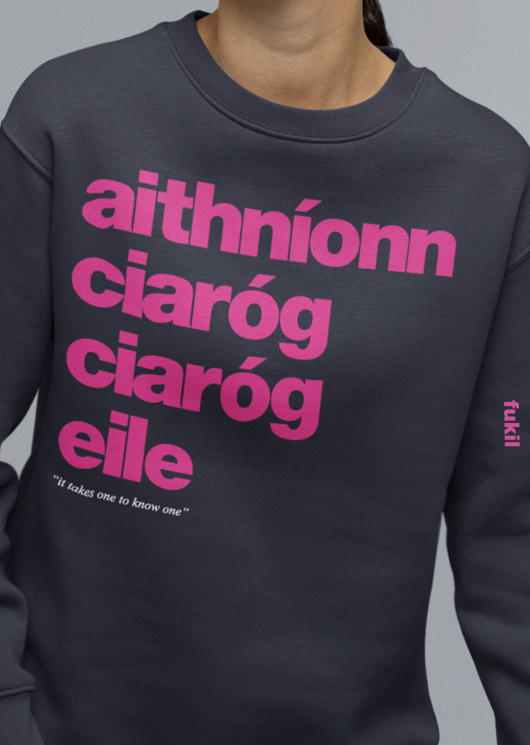 fukil aithníonn ciaróg sweatshirt
