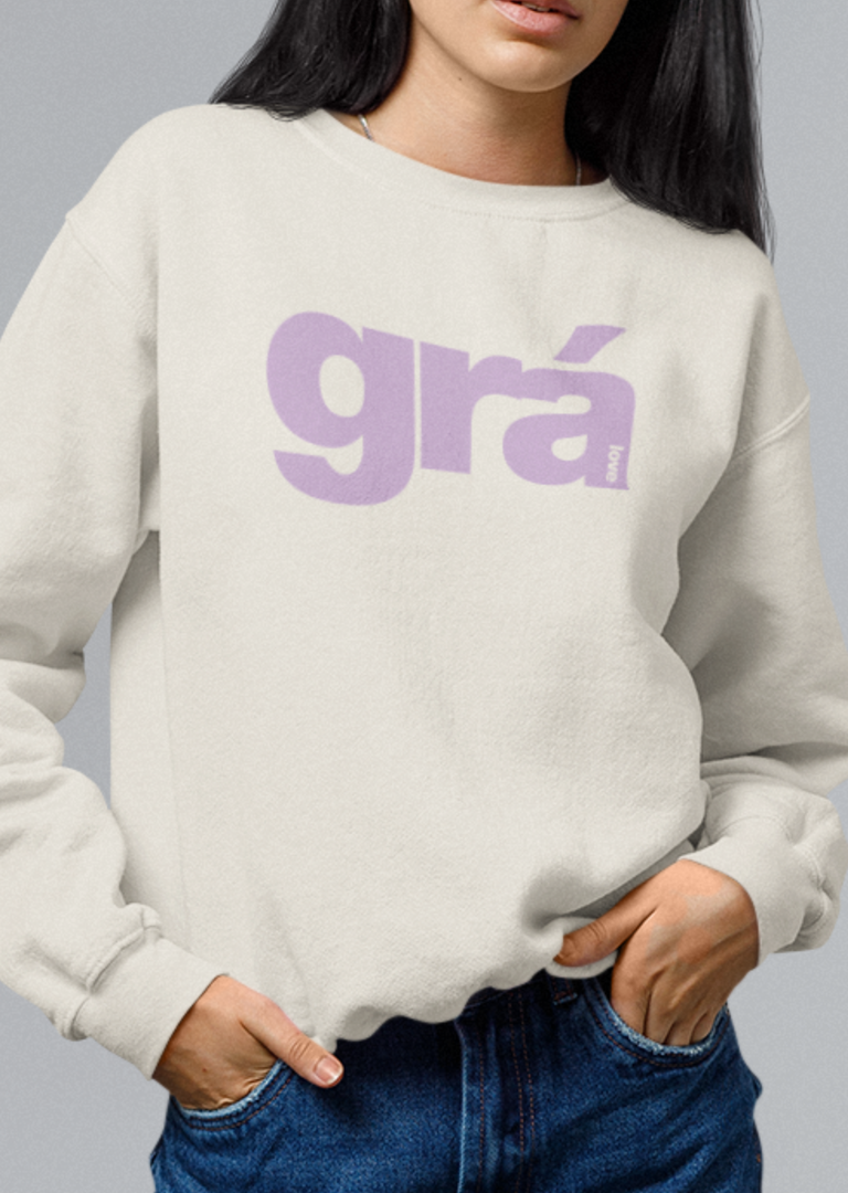 fukil grá sweatshirt