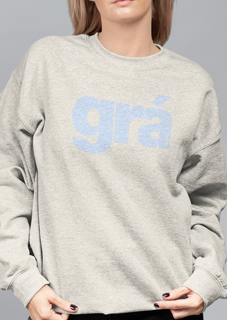fukil grá sweatshirt
