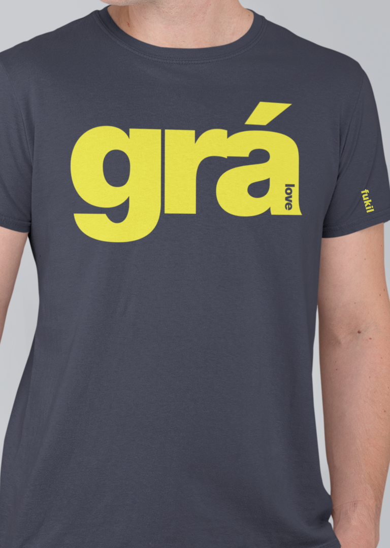 fukil grá t-shirt