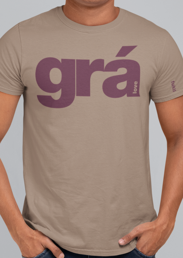 fukil grá t-shirt