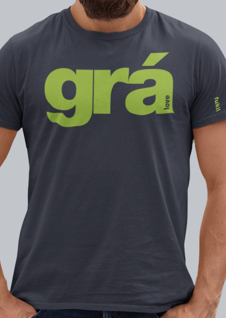 fukil grá t-shirt
