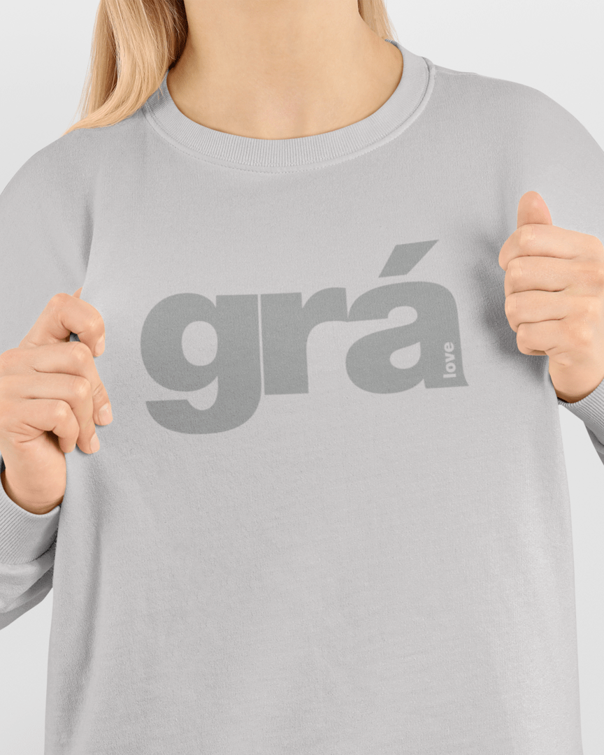 fukil grá sweatshirt