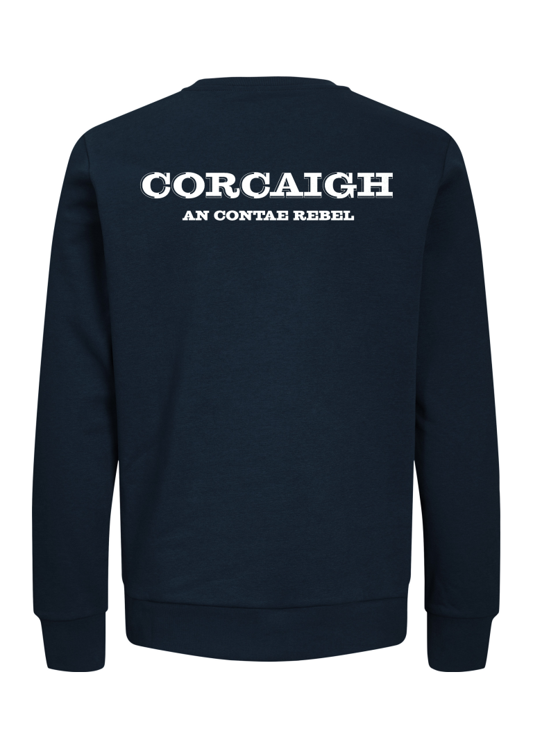 GANZEE Corcaigh centred crest sweatshirt