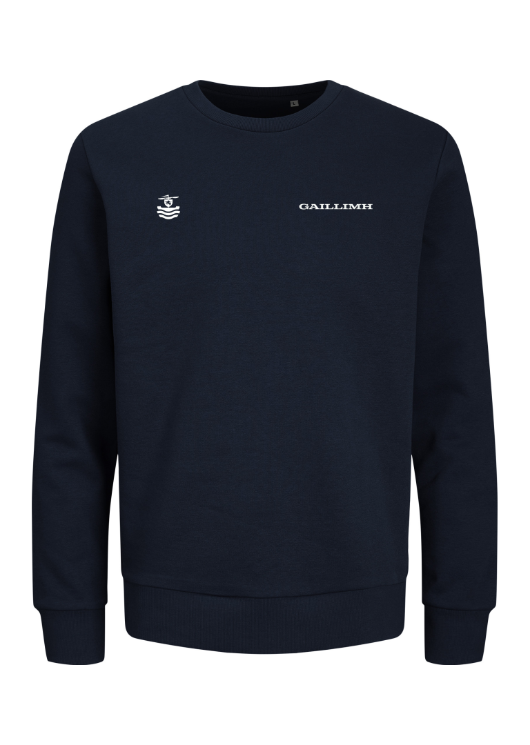 GANZEE Gaillimh side crest sweatshirt