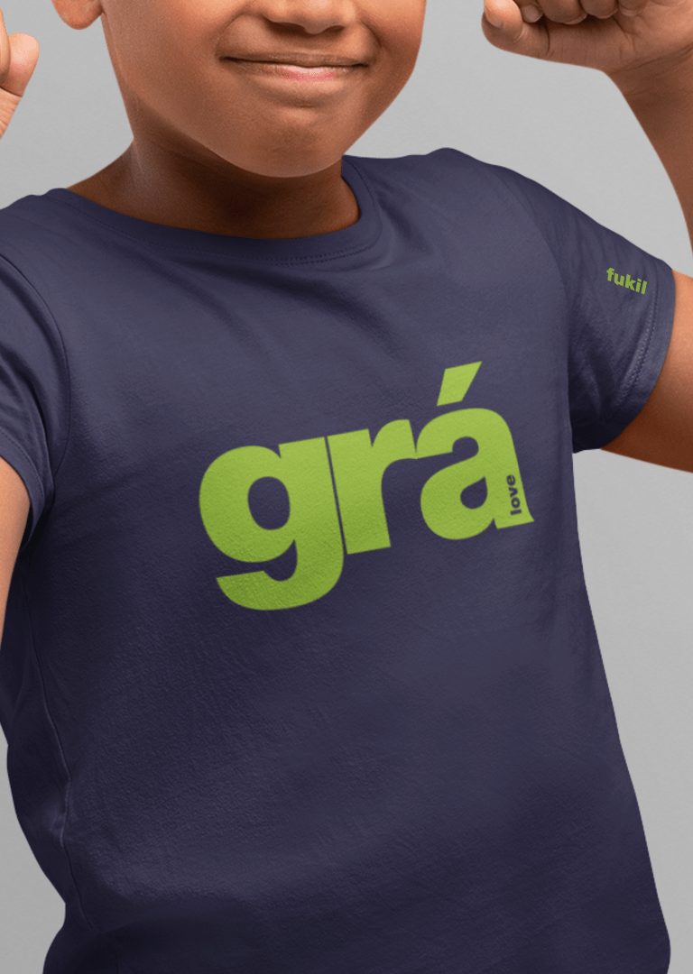fukil kids grá tee