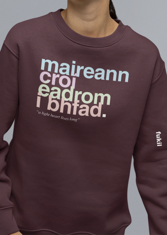 fukil neapolitan maireann croí sweatshirt