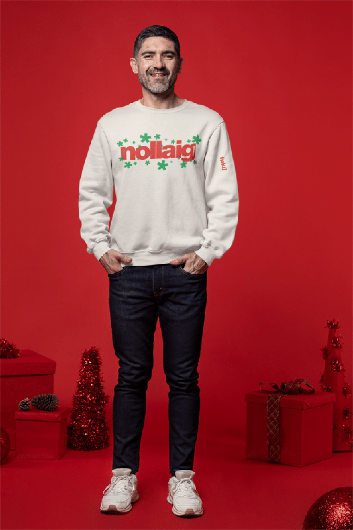 fukil nollaig snowy sweatshirt