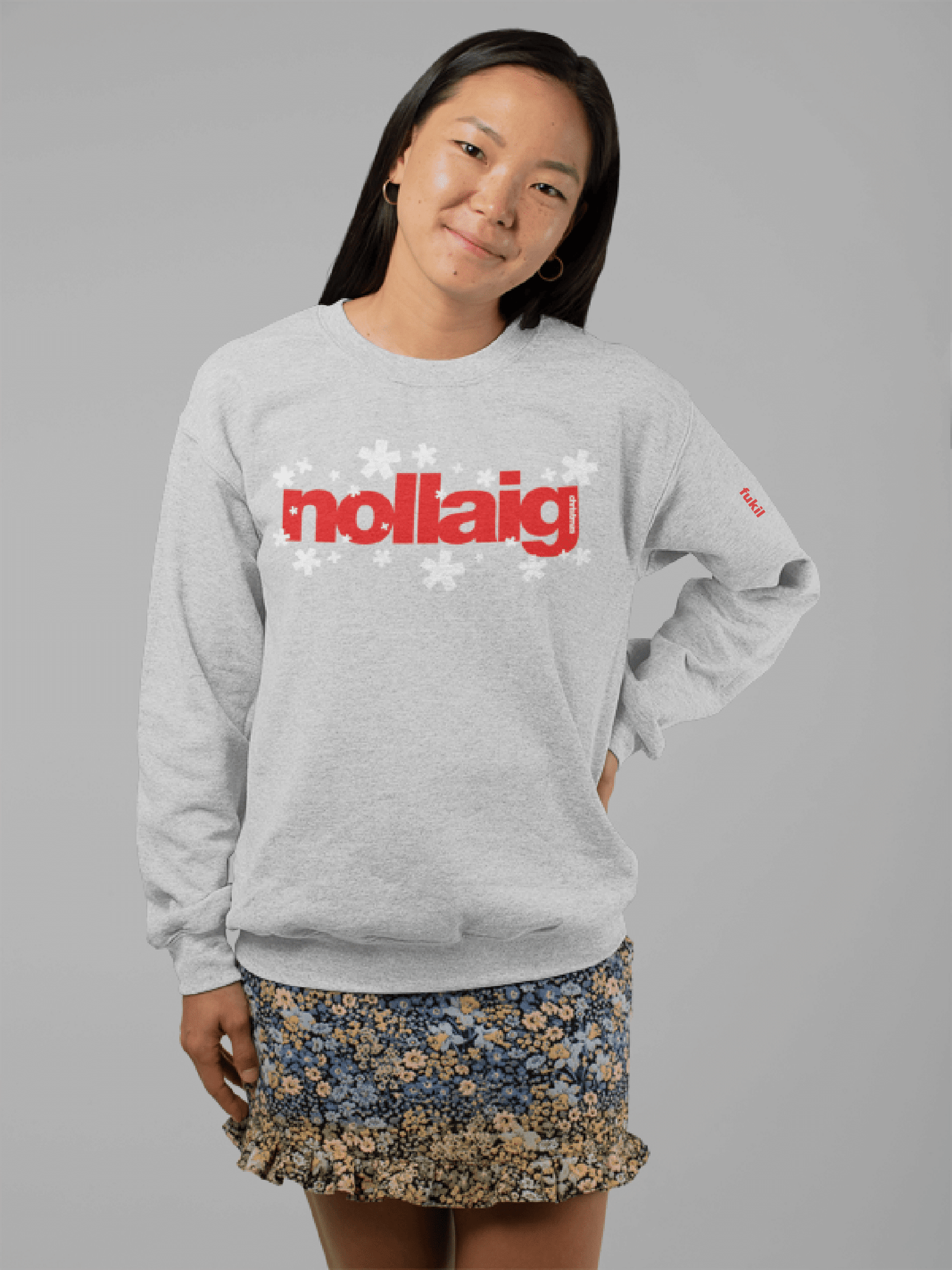 fukil nollaig snowy sweatshirt