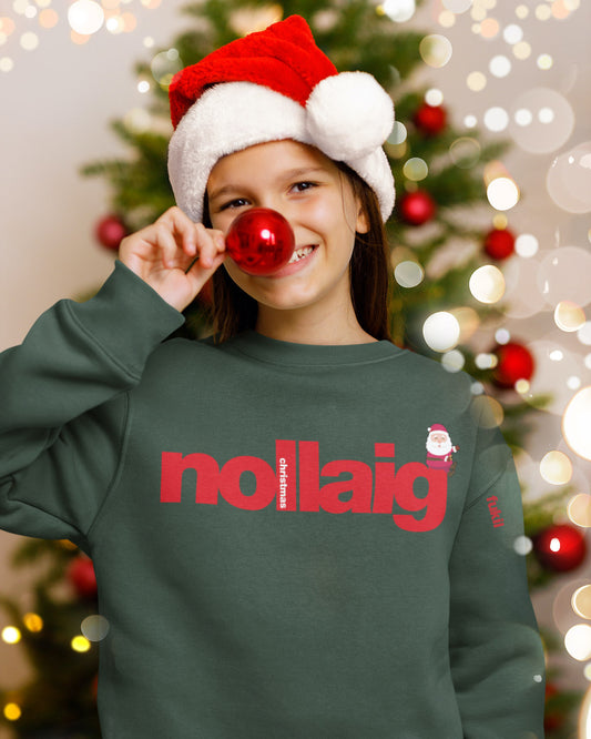 fukil nollaig claus sweatshirt