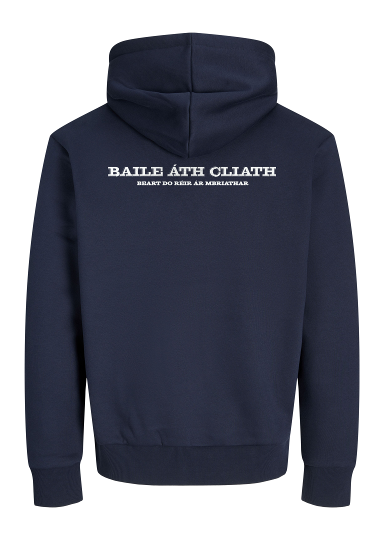 GANZEE Baile Átha Cliath centred crest hoodie