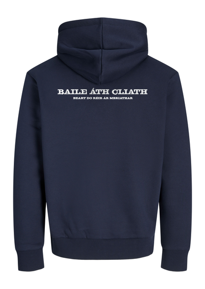 GANZEE Baile Átha Cliath centred crest hoodie