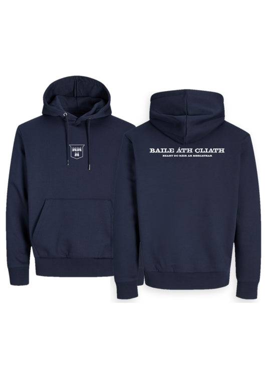 GANZEE Baile Átha Cliath centred crest hoodie