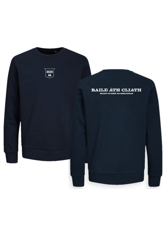 GANZEE Baile Átha Cliath centred crest sweatshirt