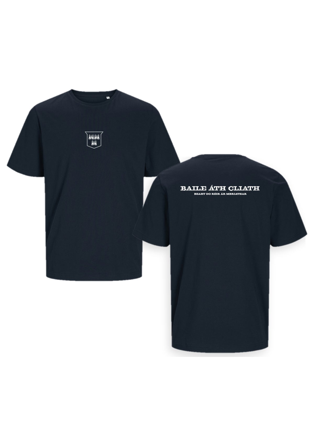 GANZEE Baile Átha Cliath centred crest t-shirt