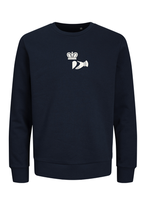 GANZEE split claddagh (left) sweatshirt