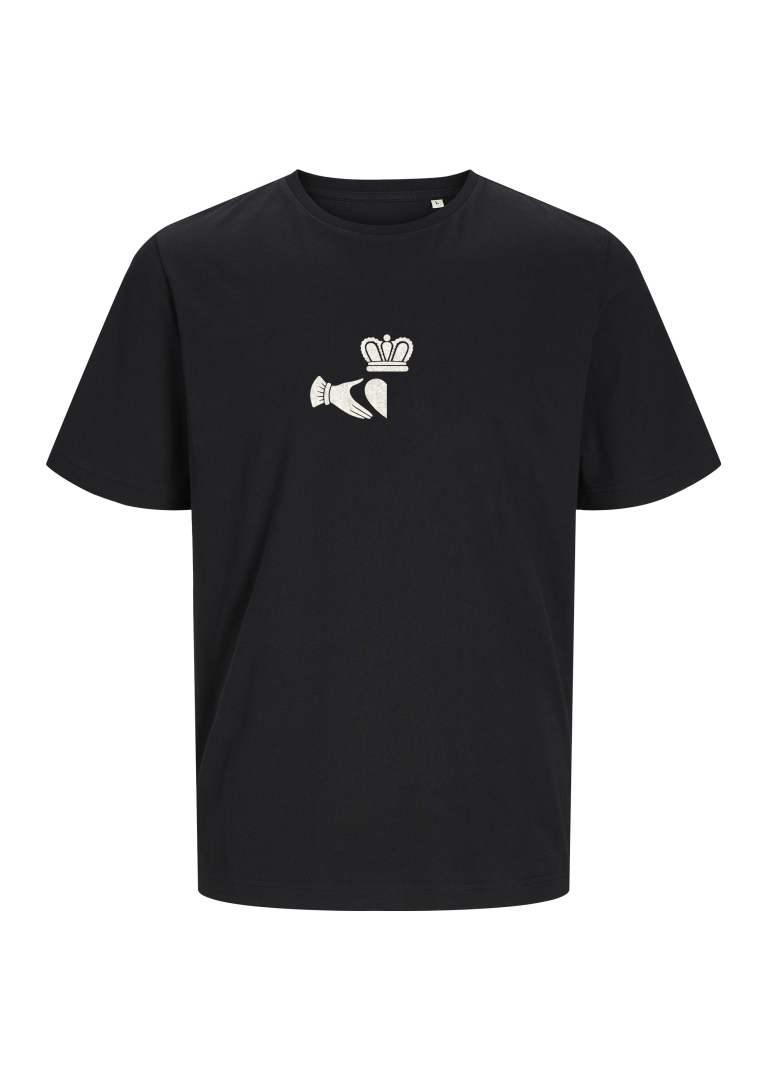 GANZEE split claddagh (right) t-shirt