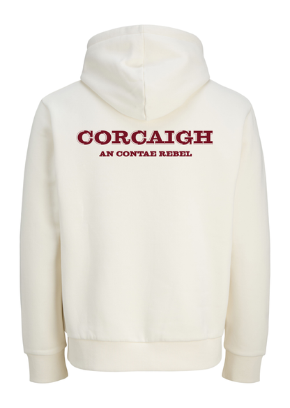 GANZEE Corcaigh centred crest hoodie