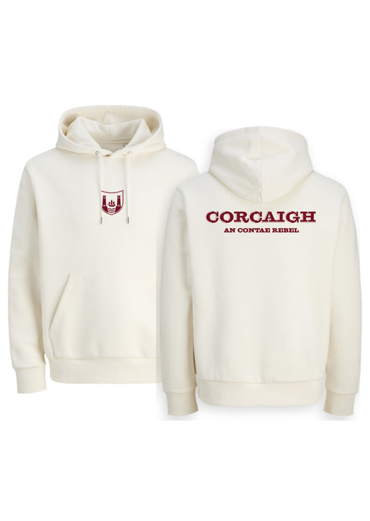 GANZEE Corcaigh centred crest hoodie