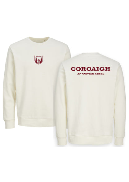 GANZEE Corcaigh centred crest sweatshirt