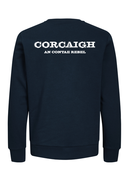 GANZEE Corcaigh centred crest sweatshirt