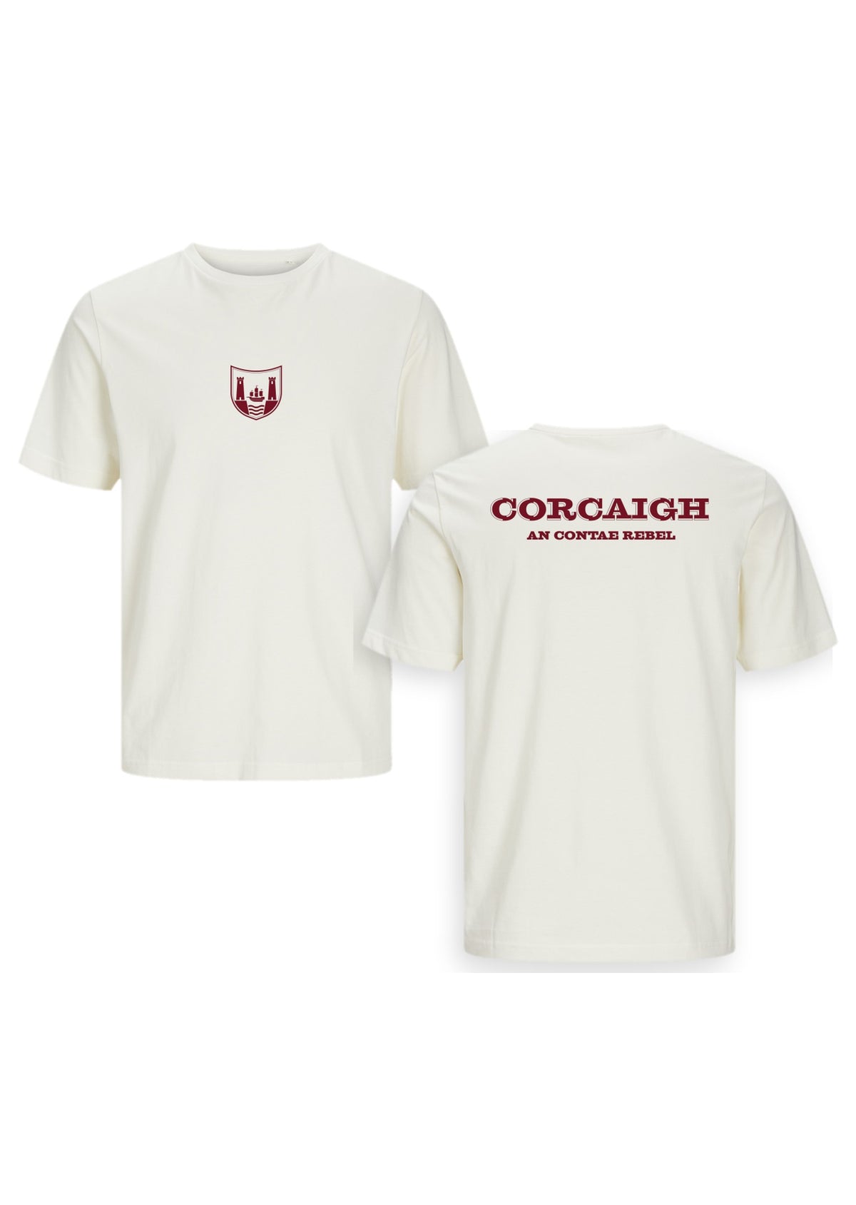 GANZEE Corcaigh centred crest t-shirt