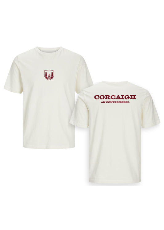 GANZEE Corcaigh centred crest t-shirt