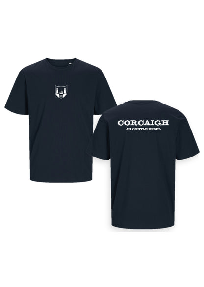 GANZEE Corcaigh centred crest t-shirt