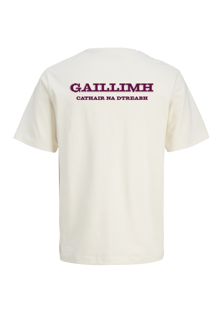 GANZEE Gaillimh centred crest bosca tee
