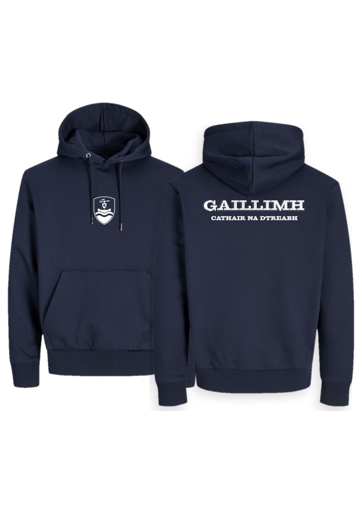 GANZEE Gaillimh centred crest hoodie
