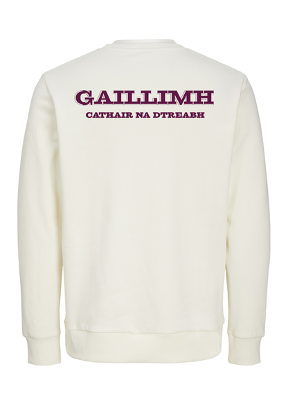 GANZEE Gaillimh centred crest sweatshirt