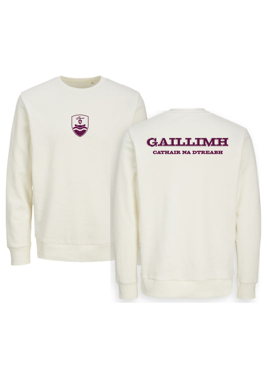 GANZEE Gaillimh centred crest sweatshirt