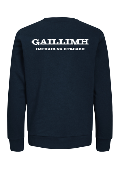 GANZEE Gaillimh centred crest sweatshirt