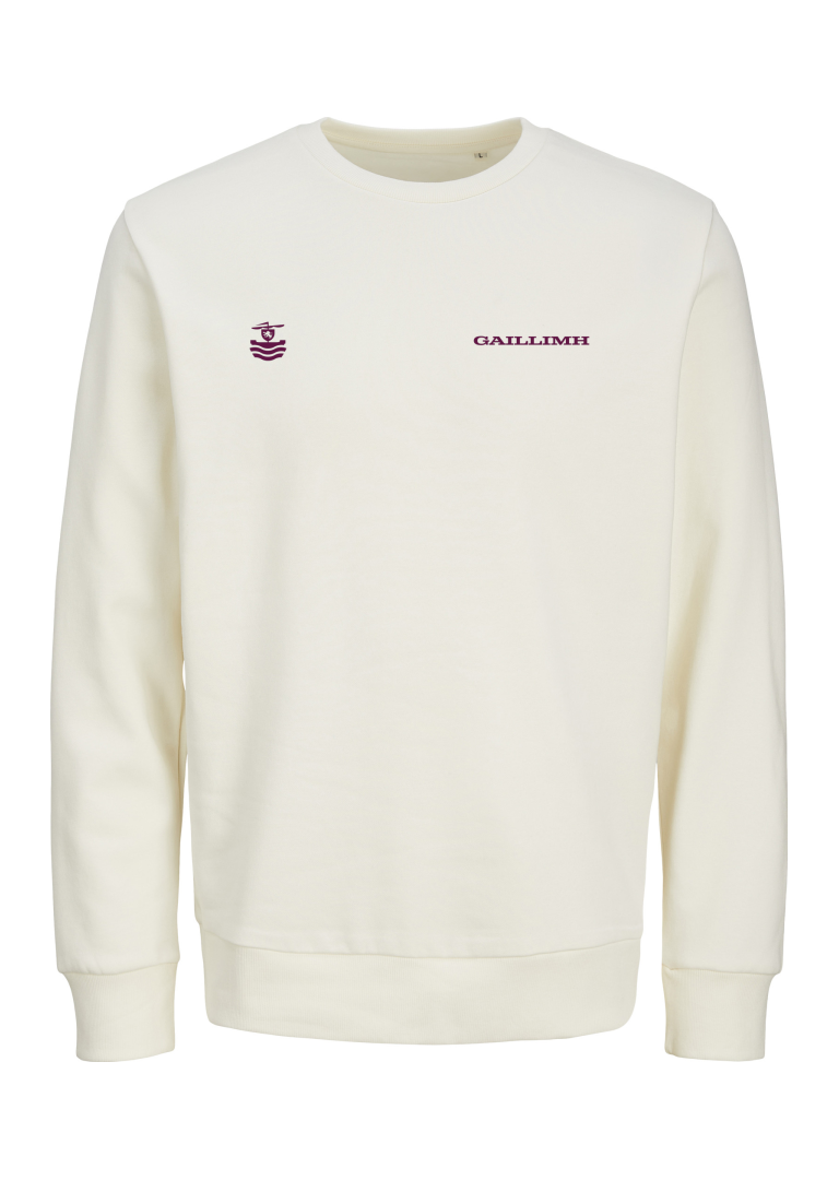 GANZEE Gaillimh side crest sweatshirt
