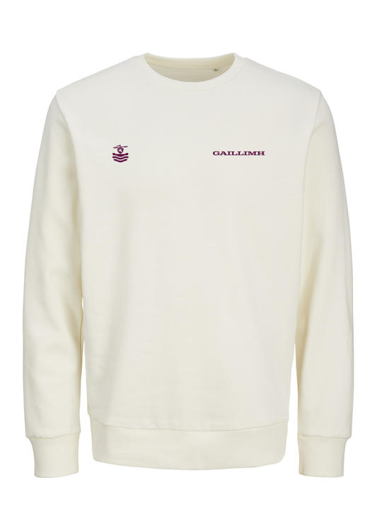GANZEE Gaillimh side crest sweatshirt