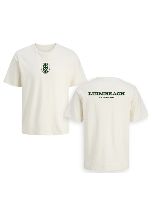 GANZEE Luimneach centred crest bosca tee