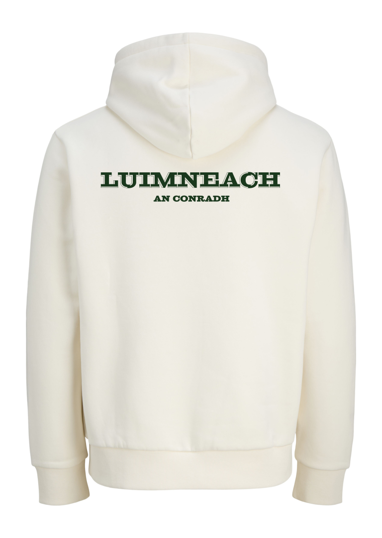 GANZEE Luimneach centred crest hoodie