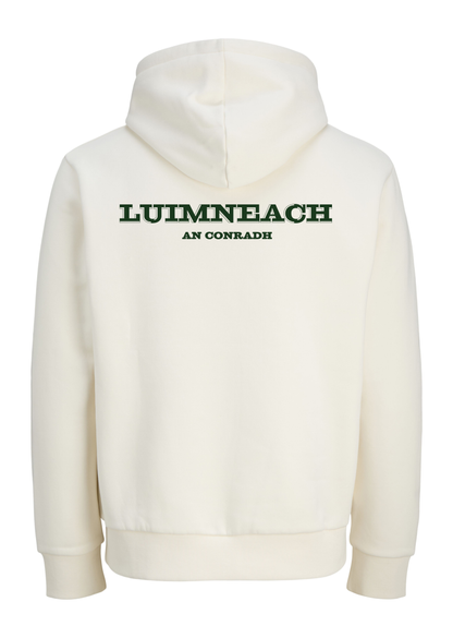 GANZEE Luimneach centred crest hoodie