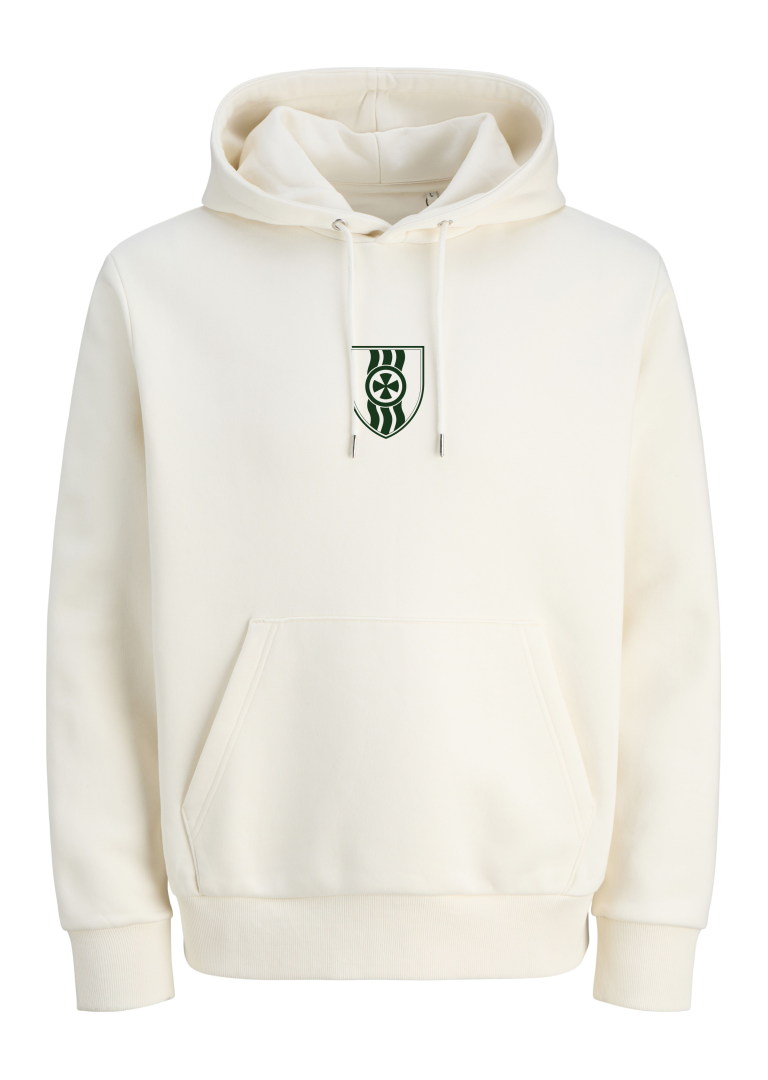 GANZEE Luimneach centred crest hoodie